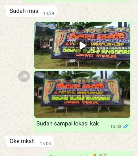 Pengiriman Papan Bunga Kedungringin Sedan
